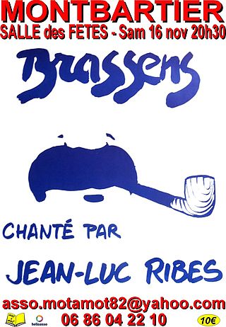 affiche brassens